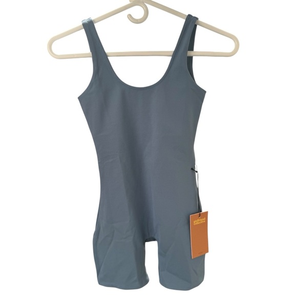 NWT Girlfriend Collective Bike Unitard, Lake Blue, Size XS - Picture 5 of 11